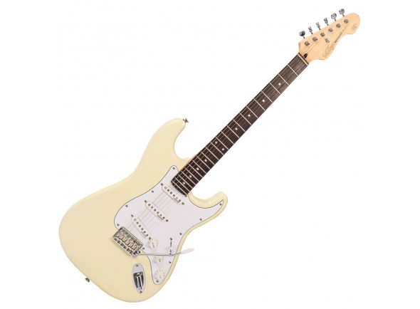 Vintage V6 ReIssued Electric Guitar Vintage White Vintage V6 ReIssued Electric Guitar Vintage White